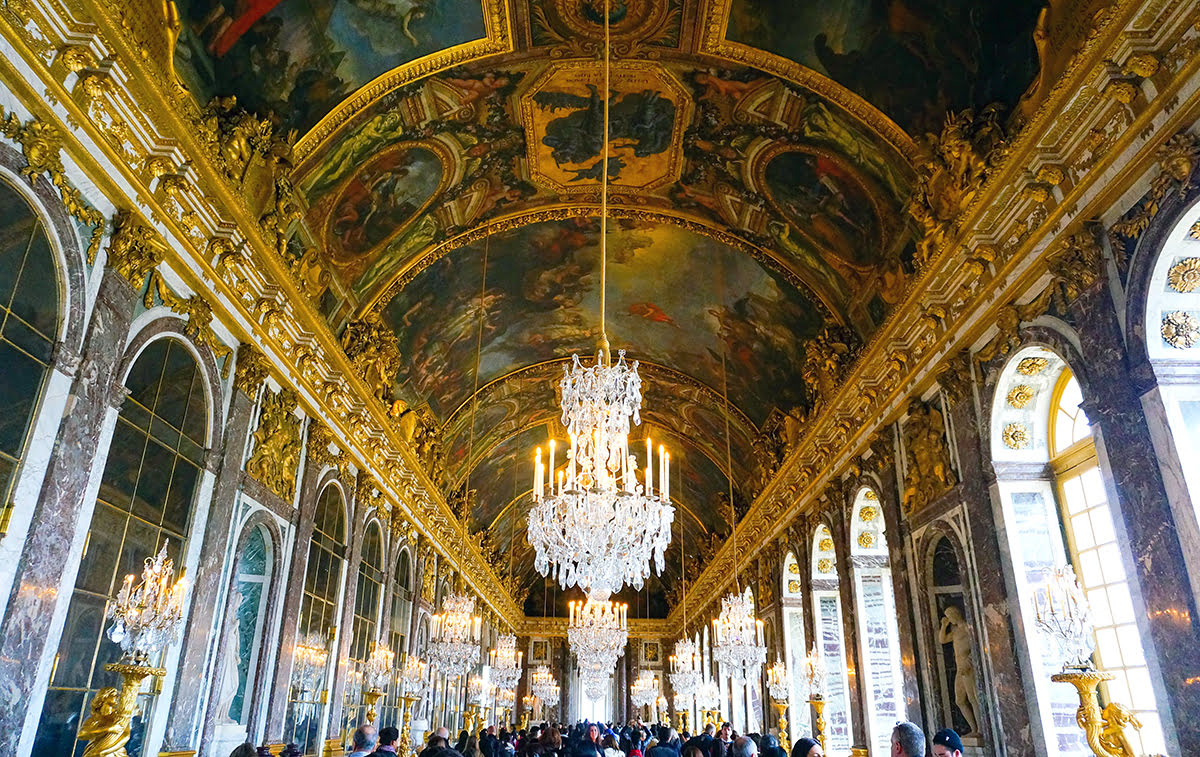 Cung Điện Versailles-Paris-Pháp-Sảnh Gương