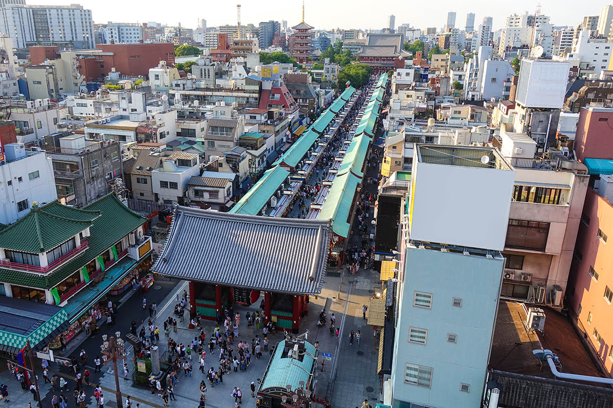 Nakamise Einkaufsstraße, Tokio