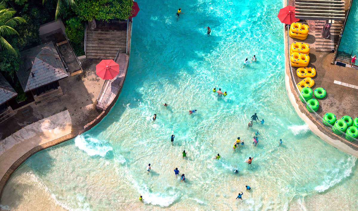 Singapore activities-Sentosa Island-Adventure Cove Waterpark-Trick Eye Museum