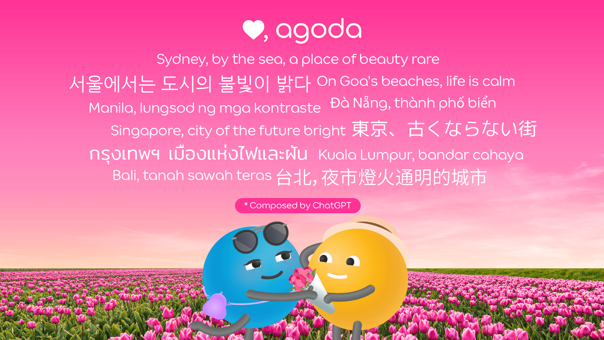 Agoda uses ChatGPT to serenade Valentine’s Day hotspots