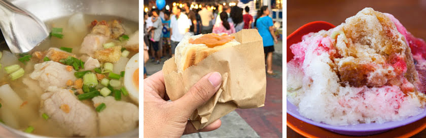 Kway chap_toasted bun_traditional ice dessert