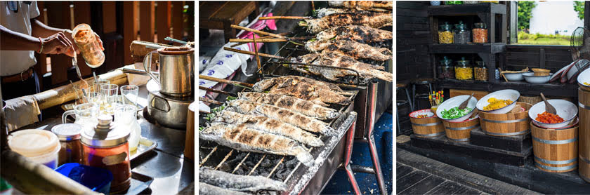 salt-crusted fish_buah kering_thai milk tea_chai yen