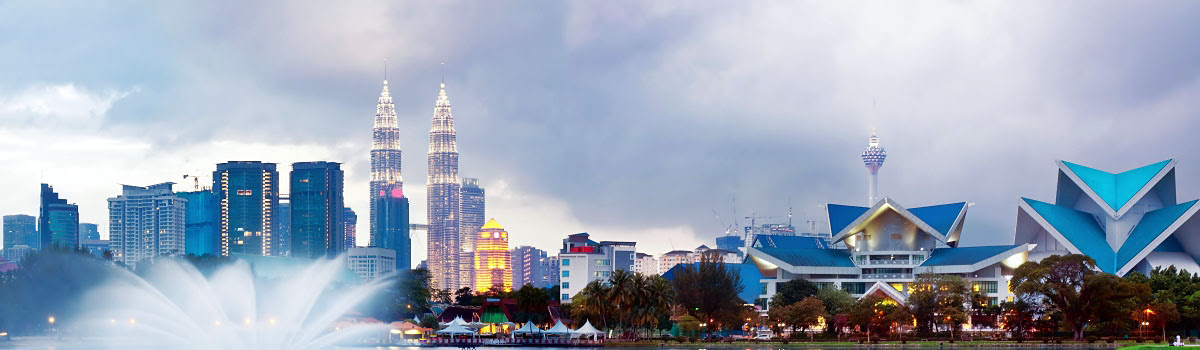 Kuala Lumpur skyline, Petronas Towers, Malaysia