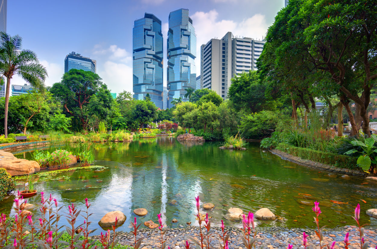 Hong Kong Park_Admiralty and Wan Chai