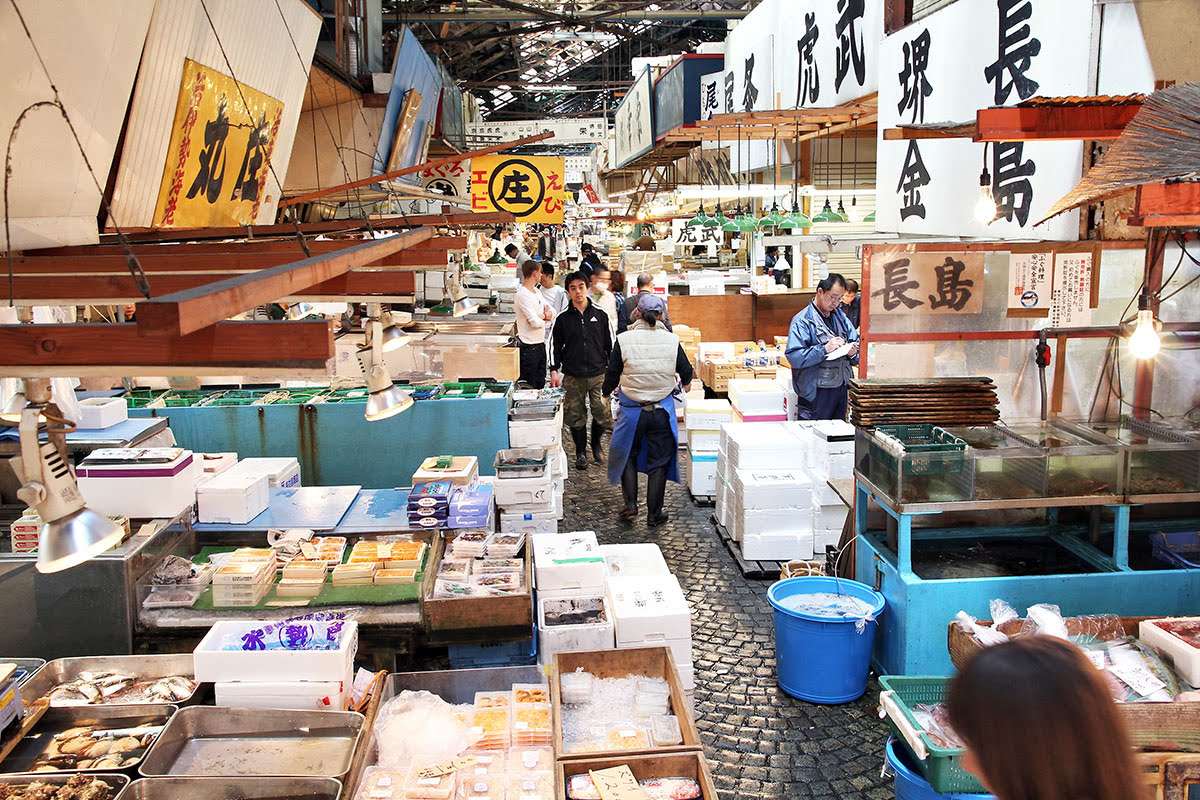 สถานที่ท่องเที่ยวในโตเกียว-ตลาดปลาซึกิจิ