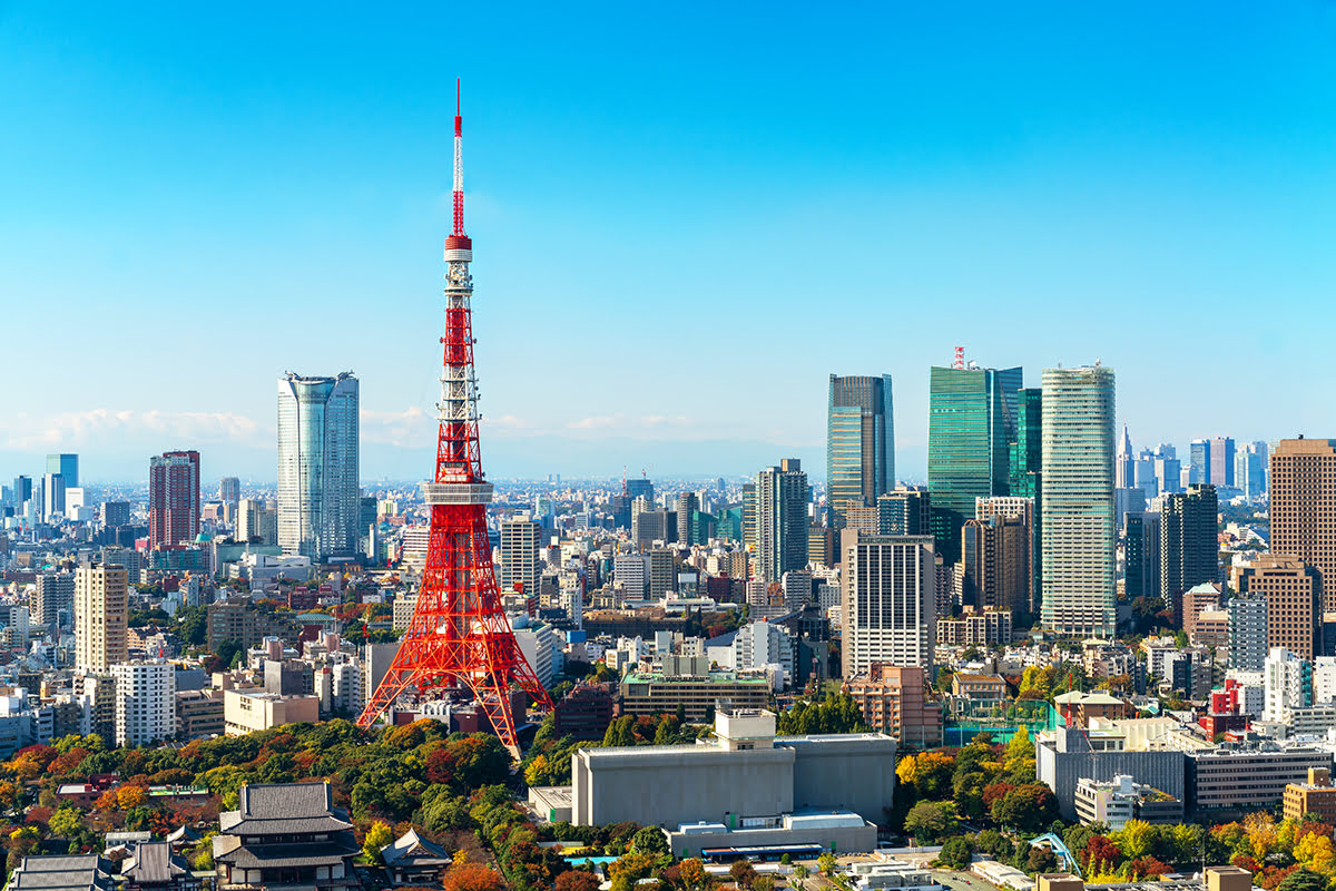 Tokyo Tower_Minato_Panorama e skyline