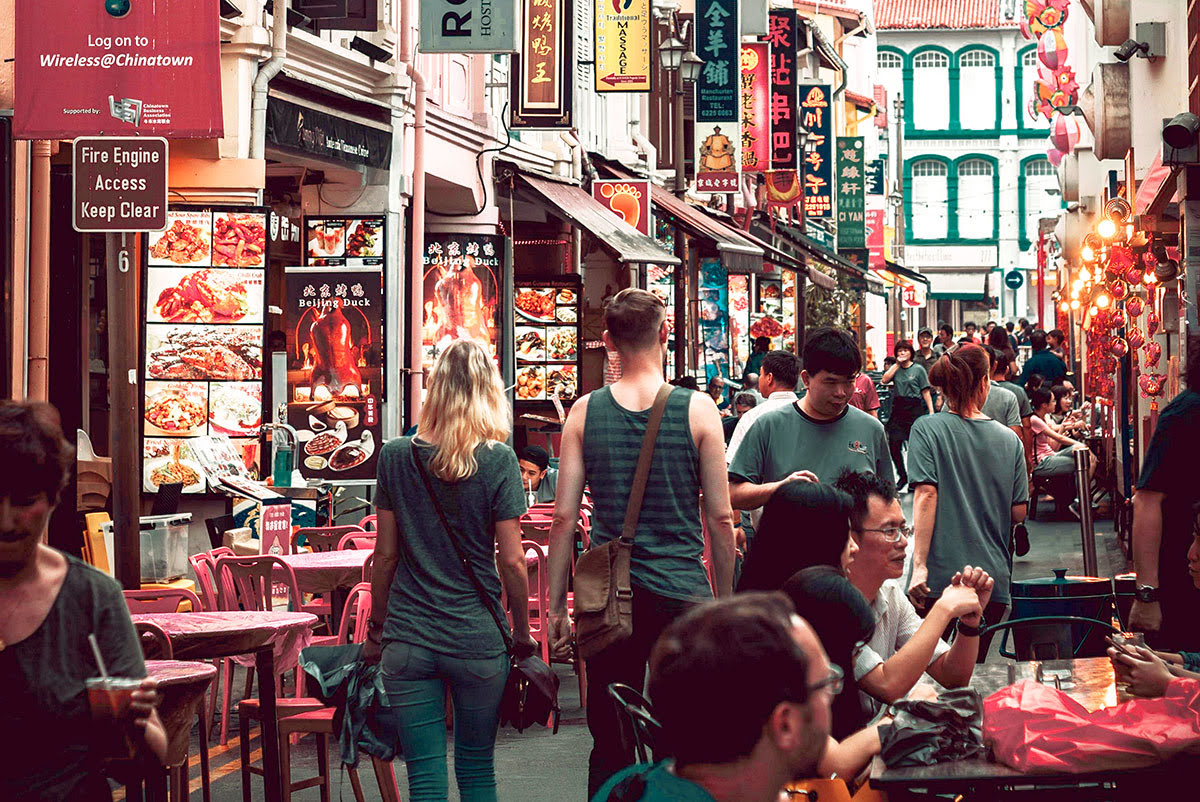 Trung tâm bán hàng rong ở Singapore