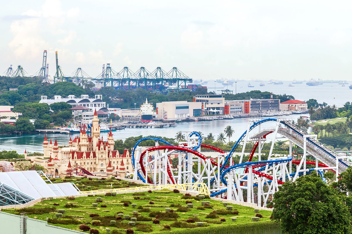Sentosa Island_Resorts World Sentosa_Singapore_Montagne Russe