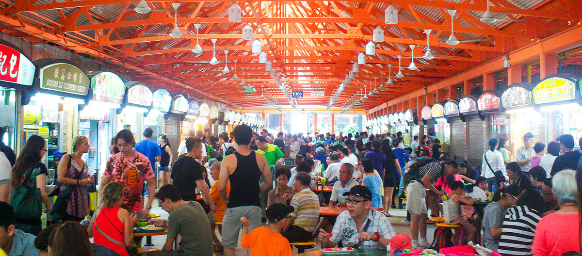 Experience Singapore food and drink Maxwell Road Food Centre - Путевые заметки. 7 причин поехать в Сингапур