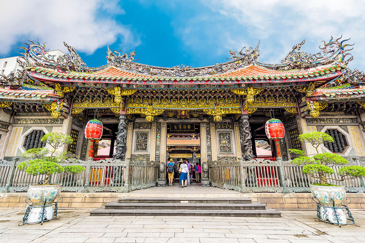 Temple de Lungshan à Taipei, Taiwan