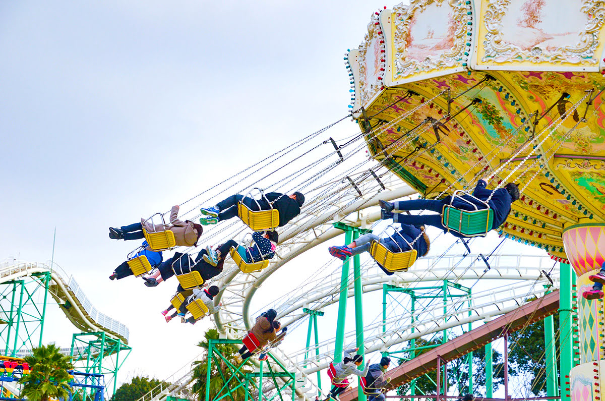Hirakata Park_roller coaster_Osaka_Japan