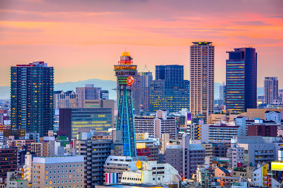 Tsutenkaku tower_Osaka_Japan