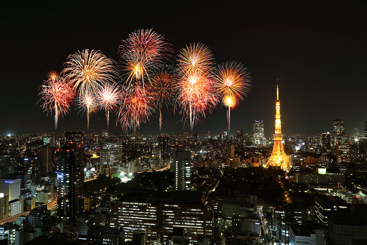 Die beste Zeit für eine Reise nach Tokio_Sommerfeuerwerke in Tokio