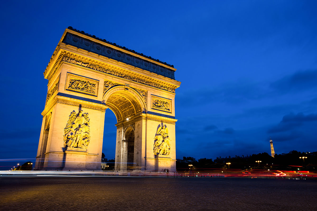 Champs Elysees-Paris-Arc de Triomphe