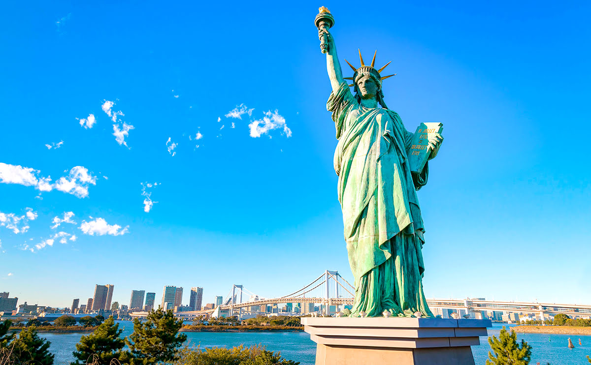 Hal yang bisa dilakukan di Odaiba_Patung Liberty Odaiba