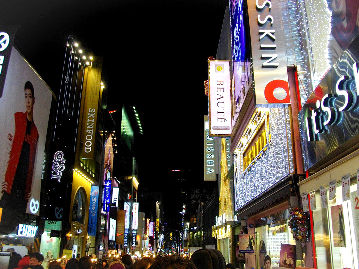 Myeongdong - shopping - marché