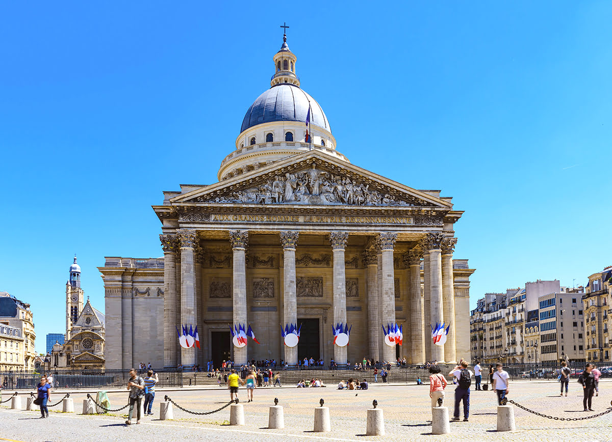 Pantheon Paris-jam buka-tiket-transportasi