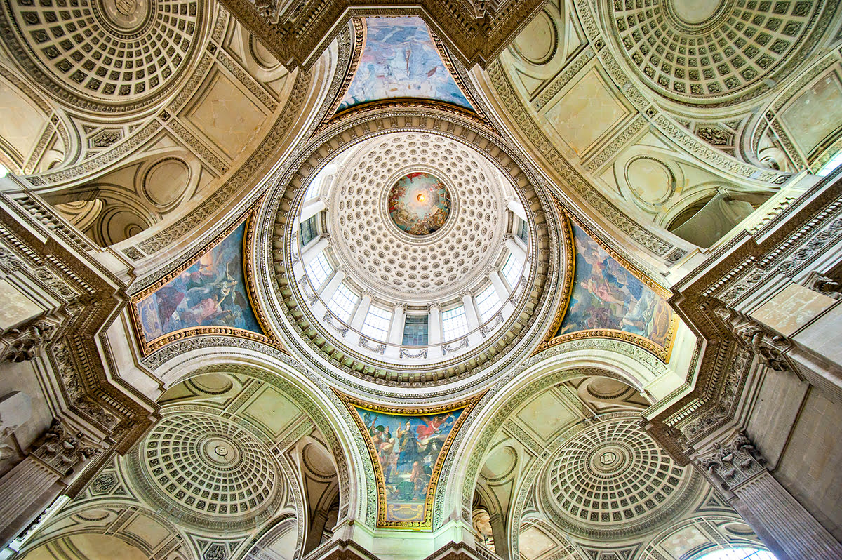 Paris Pantheon-Pantheon dome-architecture