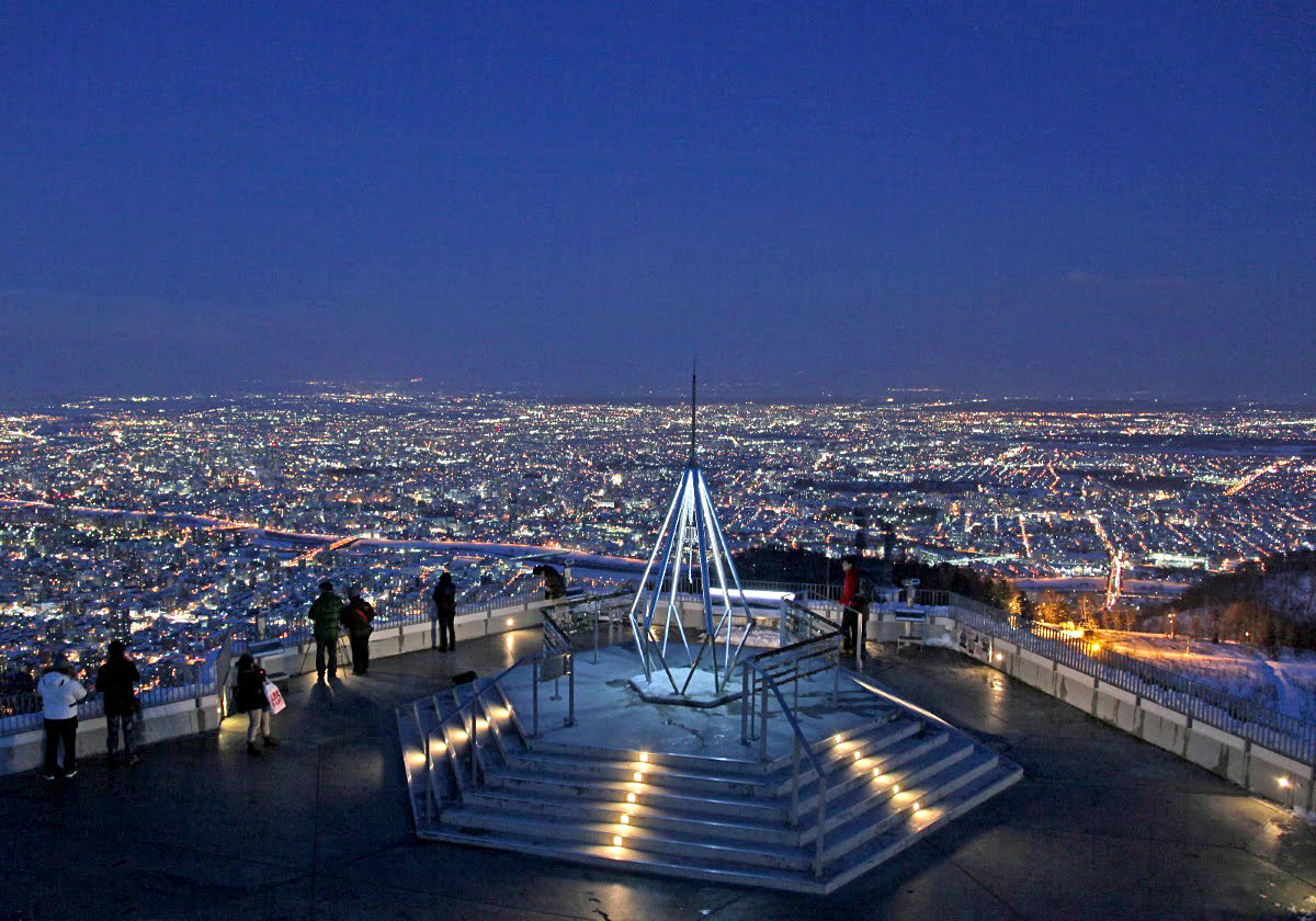 Mount Moiwa Observation Deck, Sapporo, Japan Mount Moiwa Observation Deck, Sapporo, Japan
