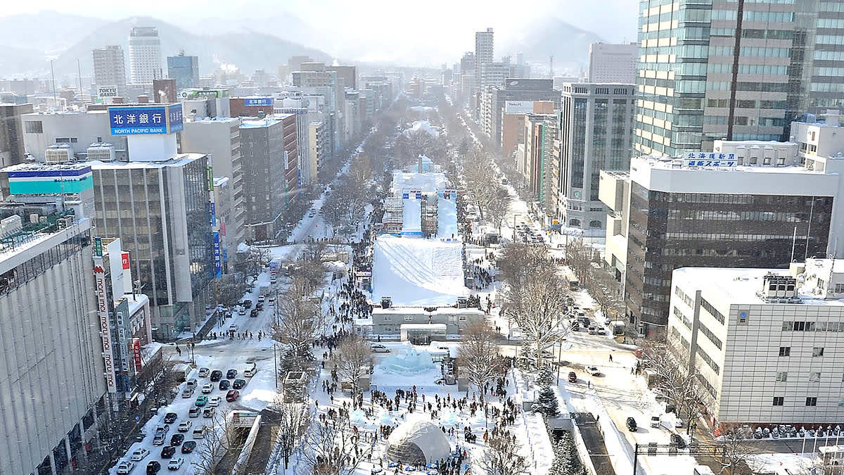 삿포로_눈축제_오도리