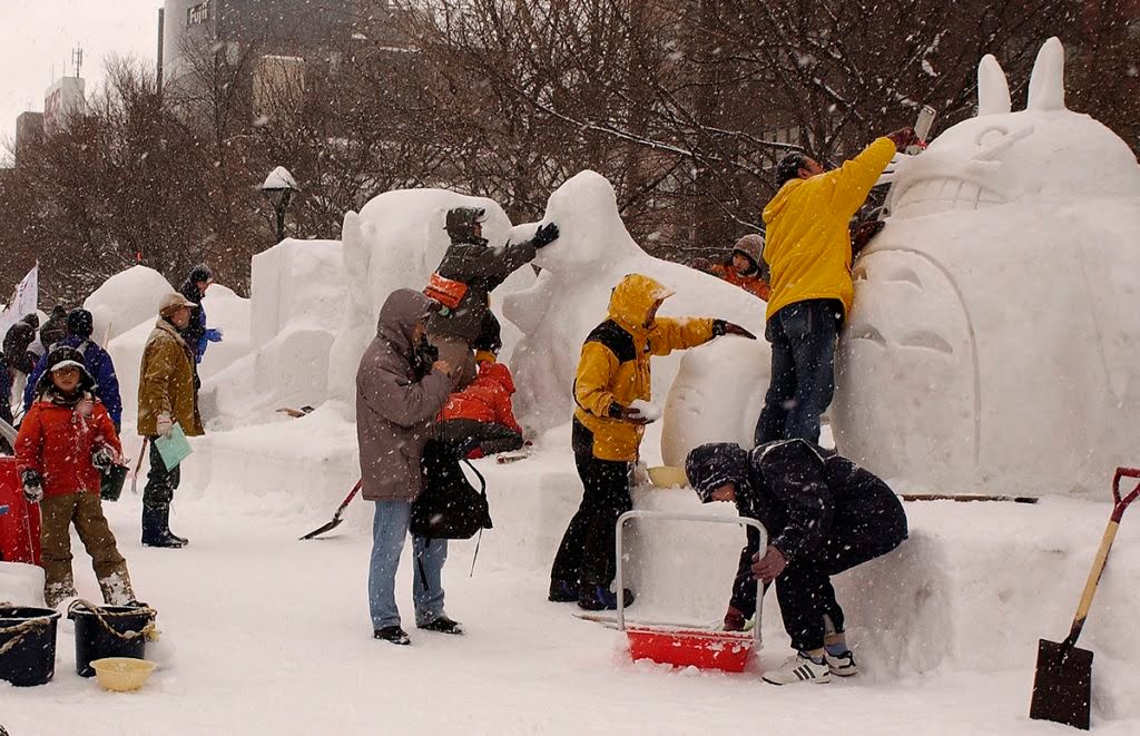 Sapporo_Snow Festival_Odori_Snow sculpture
