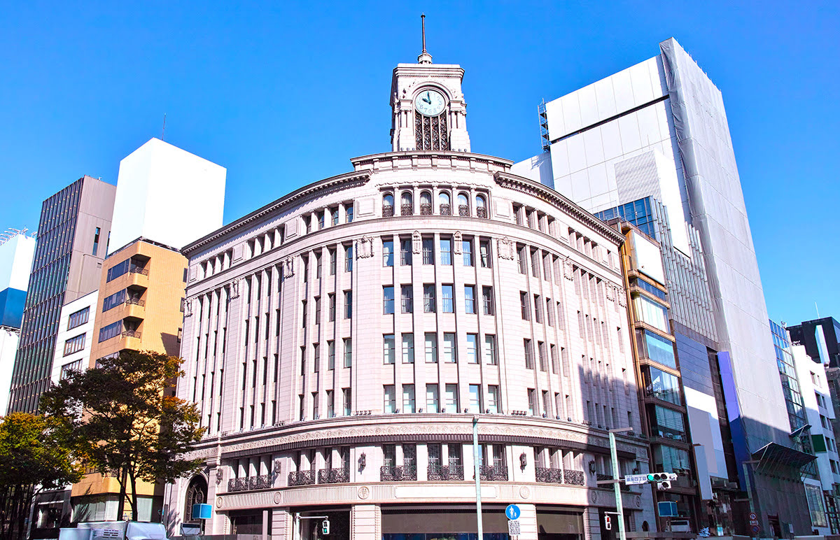 东京热门景点-银座六号-和光本馆