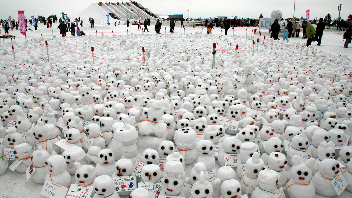 Sapporo_Snow Festival_Tsudome_Snowman