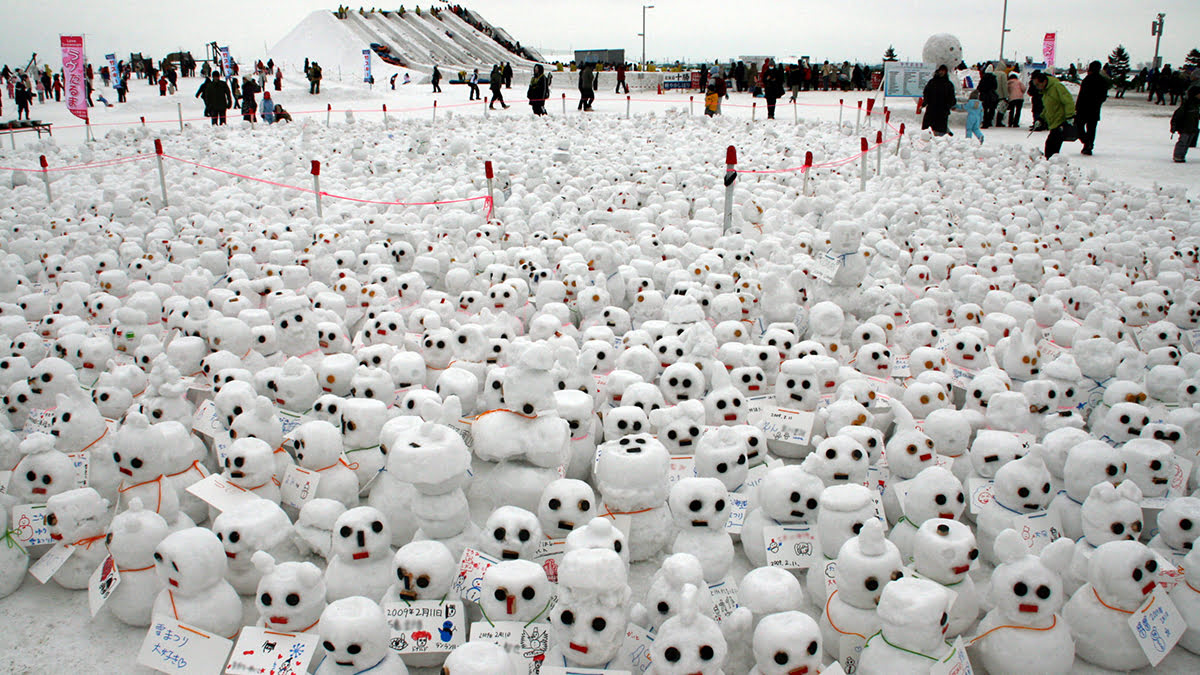 札幌_雪祭_TSUDOME_雪人