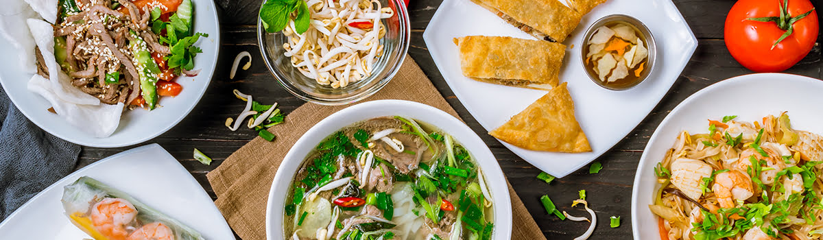 Vietnam food assortment