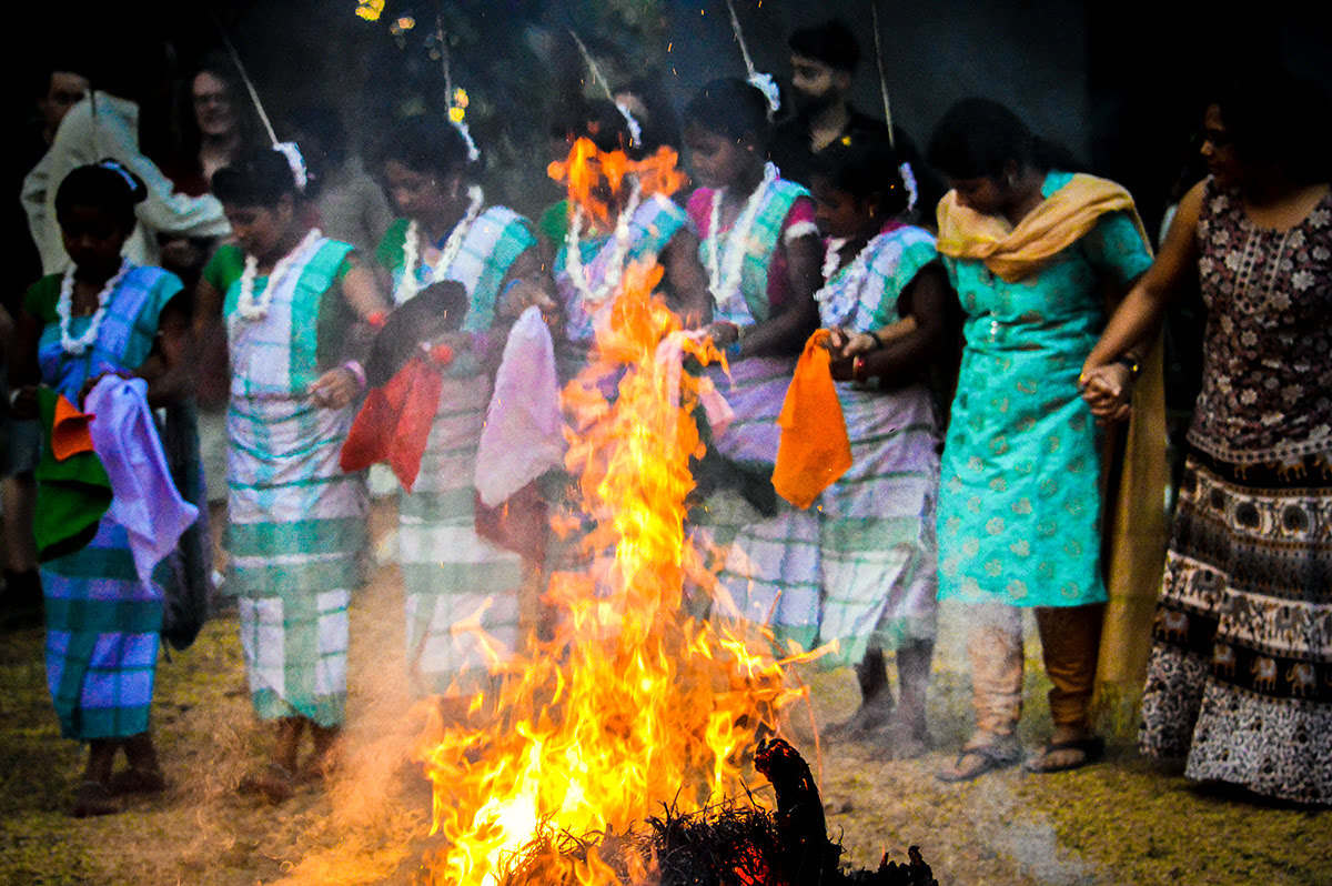 2019 Holi festival in India-Holika Dahan