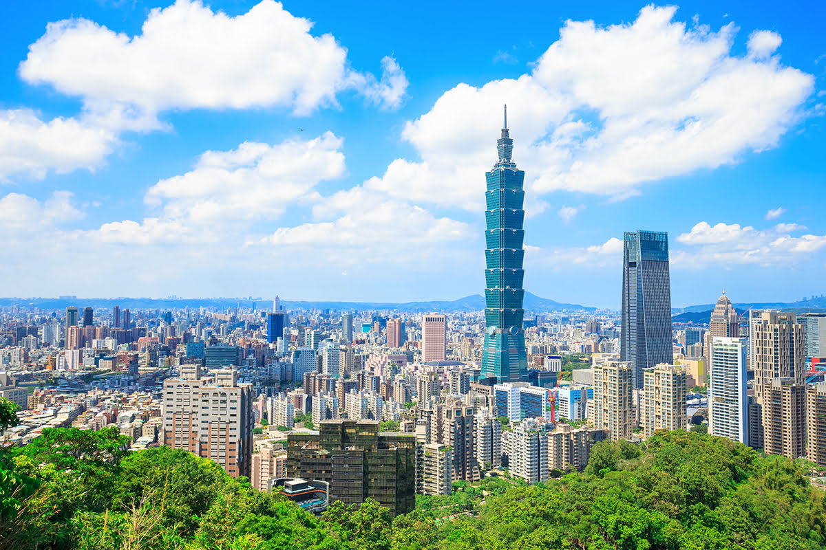 Waktu terbaik mengunjungi Taipei-Musim gugur-Pemandangan dari Gunung Gajah