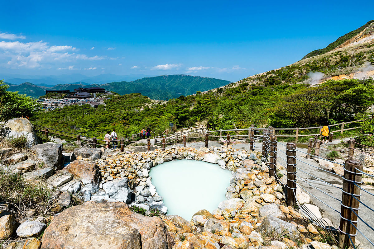 Perjalanan sehari dari Tokyo-Hakone-Owakudani Hot Spring