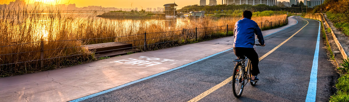 Ποταμός Χαν και δραστηριότητες στο Yeouido Hangang Park της Σεούλ