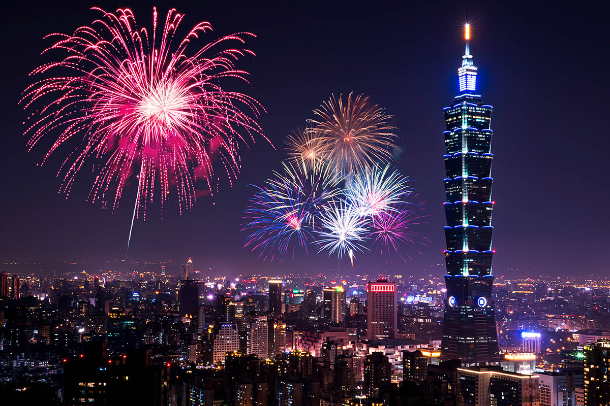 Taipei 101-La vie nocturne aux alentours du Taipei 101