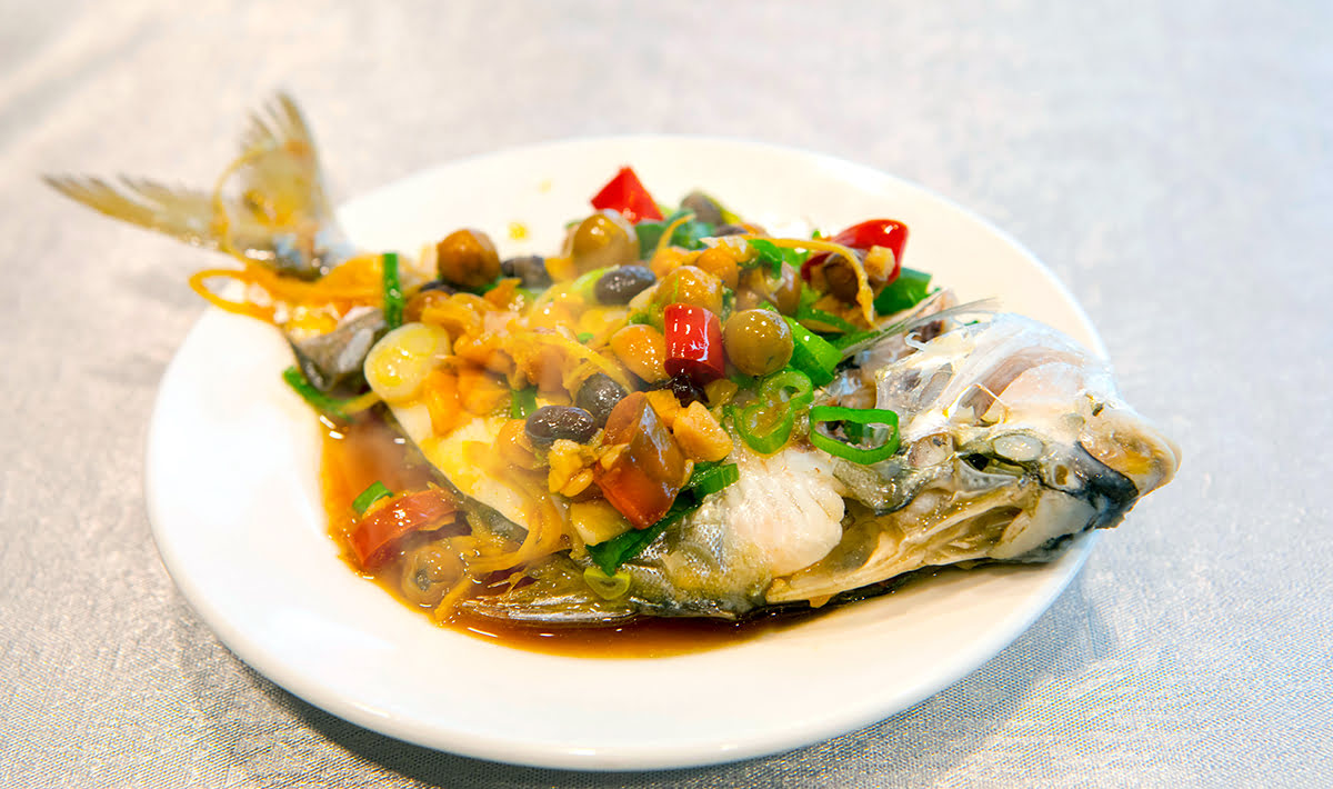 Taiwanesisches Gericht mit Meeresfrüchten