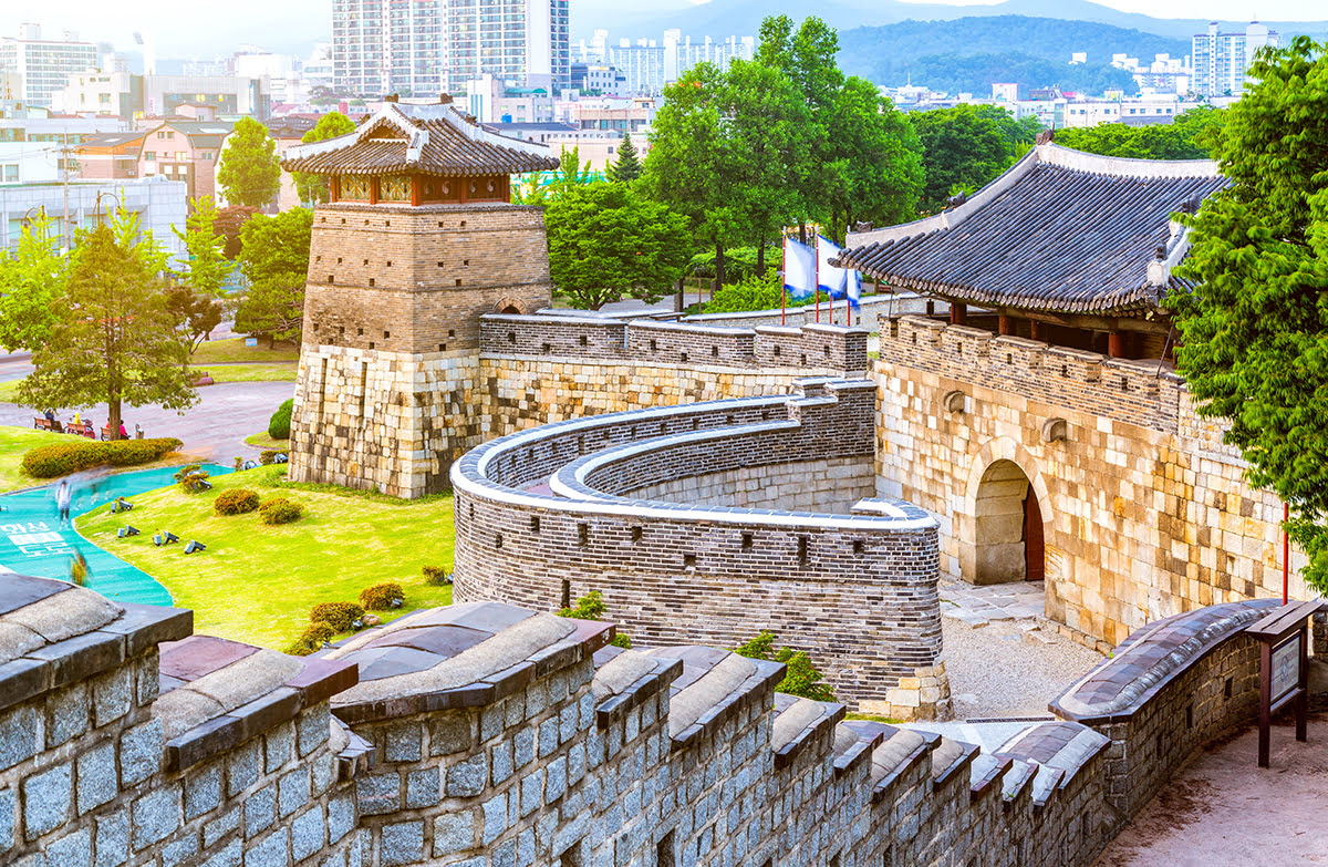 เที่ยว 1 วันใกล้โซล-เที่ยวเกาหลีใต้-ซูวอน (Suwon)-ป้อมฮวาซอง (Hwaseong Fortress)