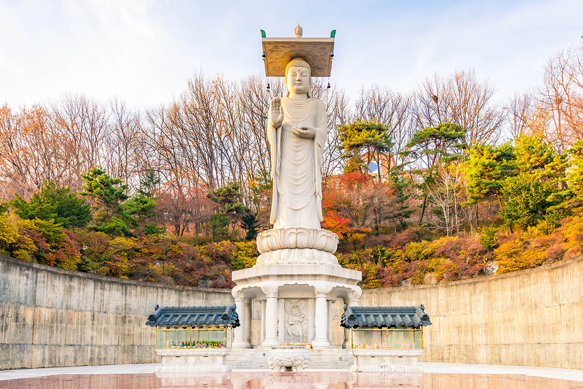 Kuil Gangnam-Seoul-Bongeunsa