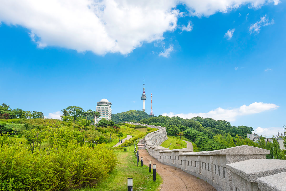 Wieża N Seoul-park Namsan