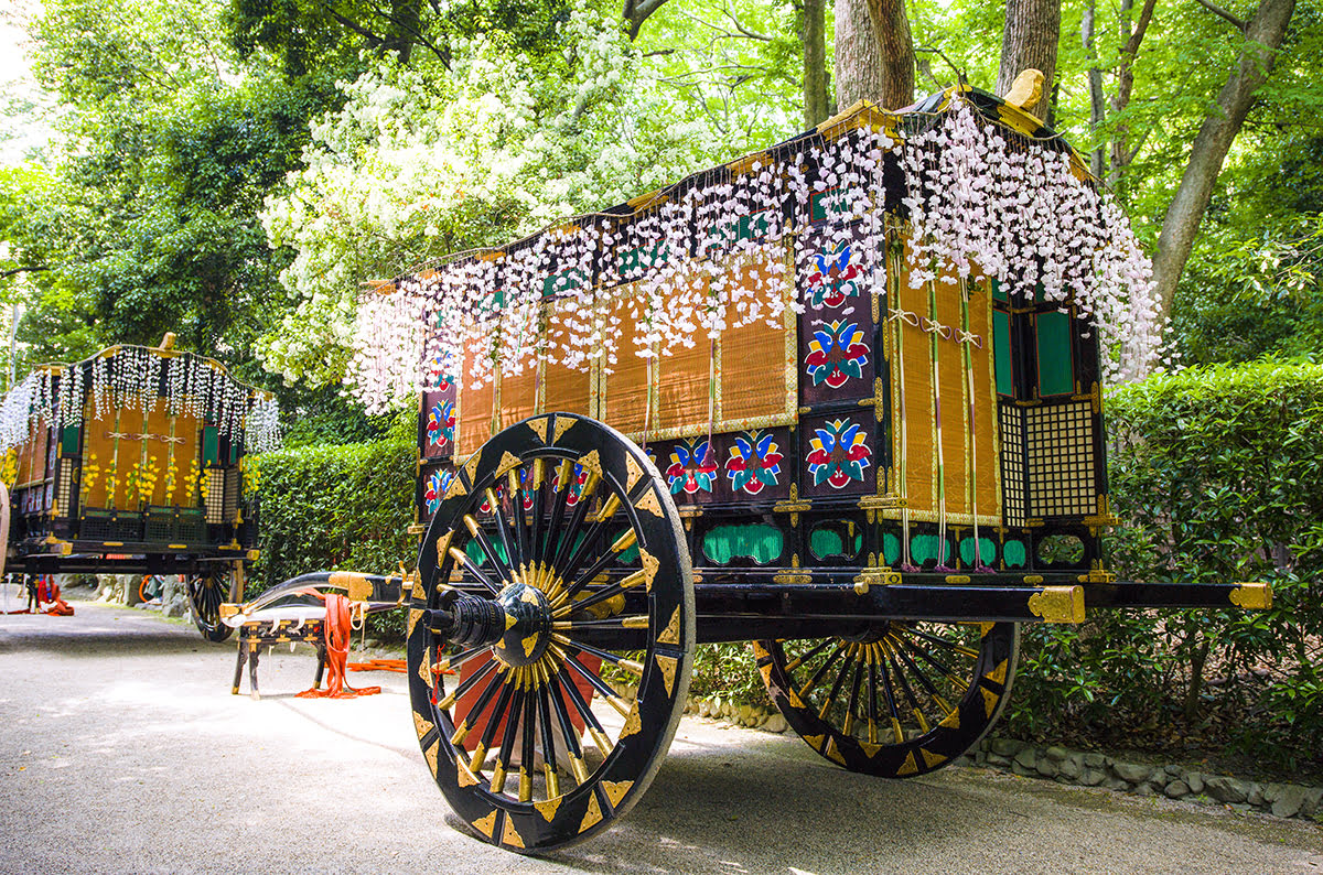 Spring festivals in Japan-Aoi Matsuri at Kamo Shrine in Kyoto