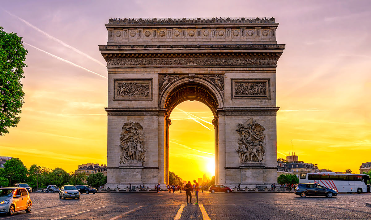 Paris attractions-travel France-Arc de Triomphe