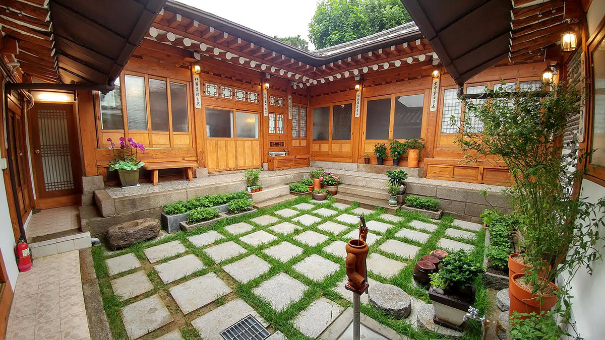 Seoul South Korea Gyeongbokgung Palace Bukchon Sosunjae Hanok Guesthouse