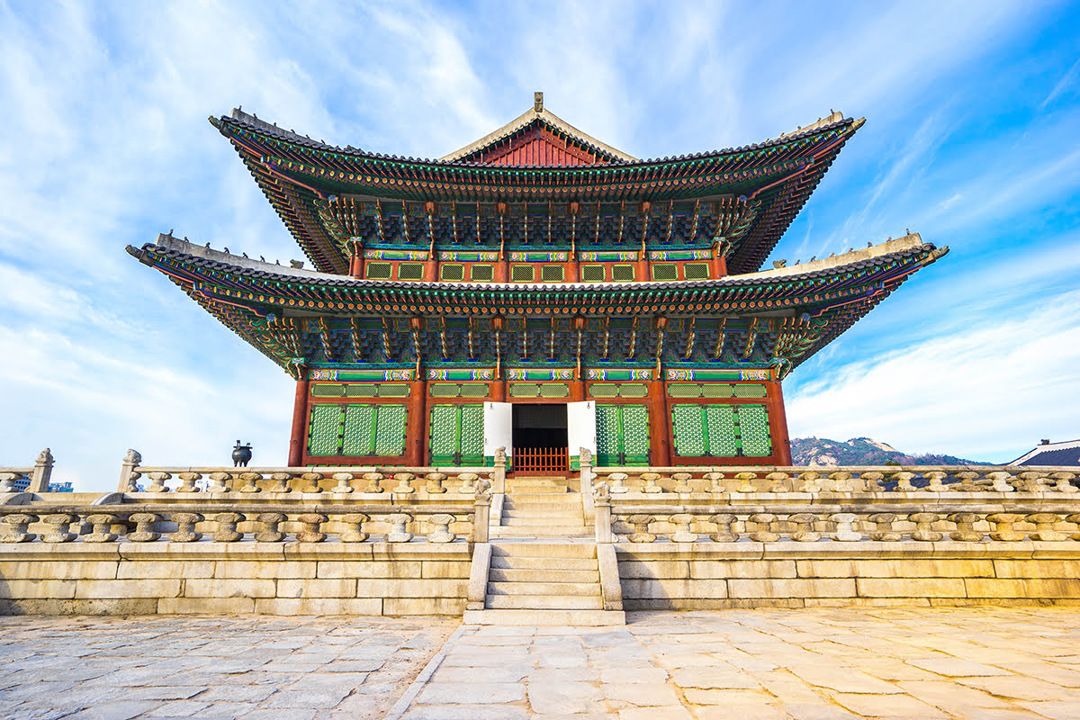 Seoul South Korea Gyeongbokgung Palace Architecture
