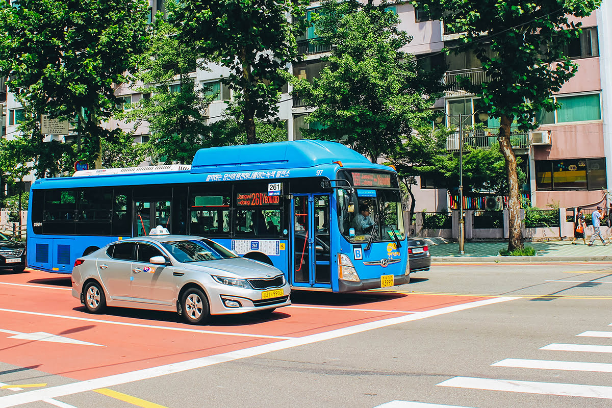 Seoul itinerary-South Korea travel-buses