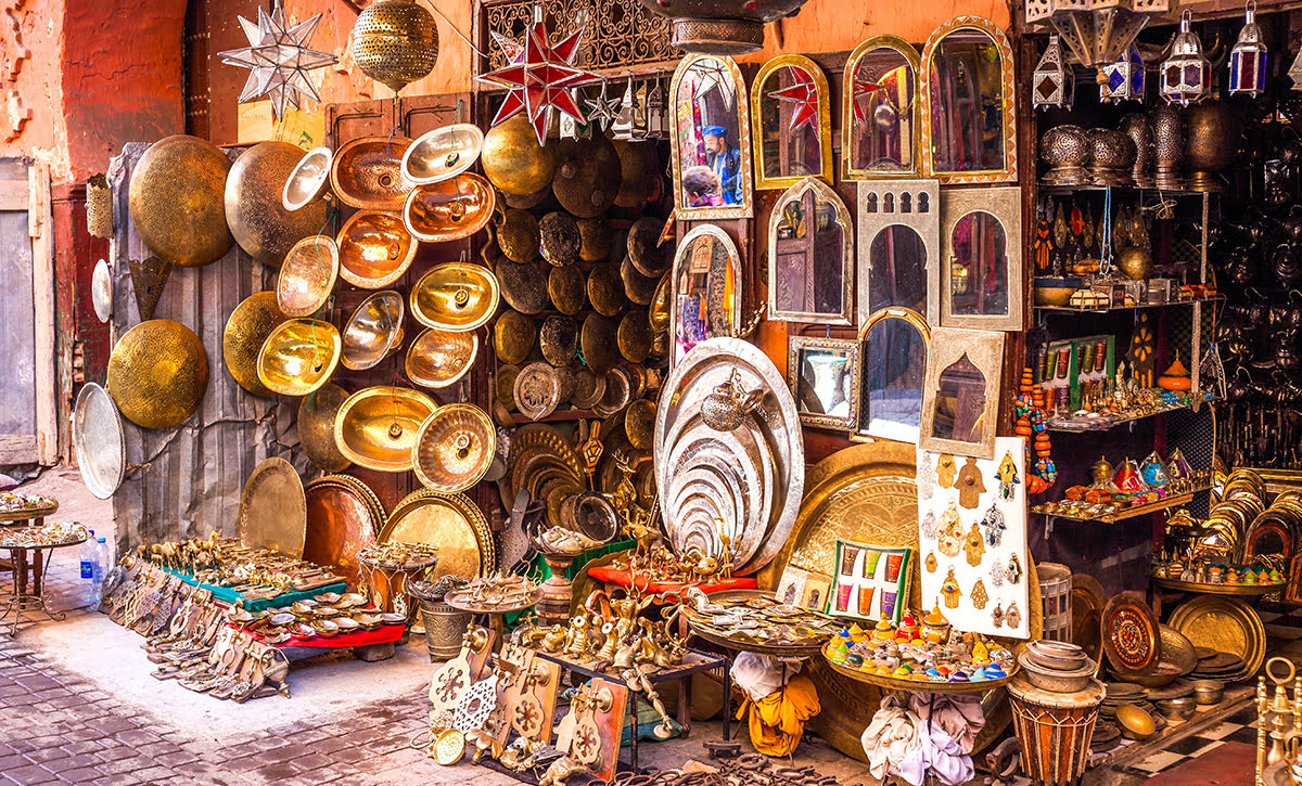 Things to do in Marrakech-Morocco-the souks of Marrakech-shopping