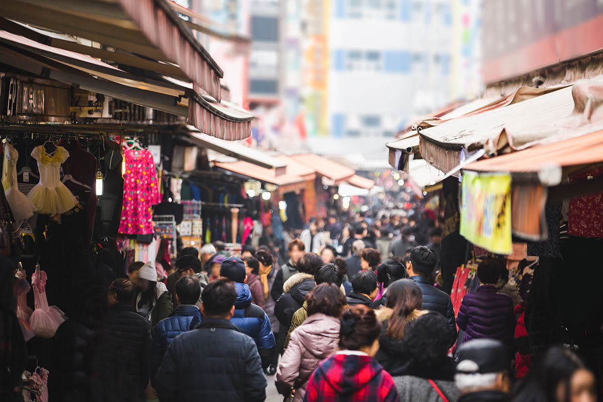 Marché Namdaemun, Séoul, Corée du Sud