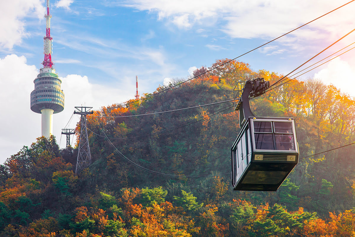 Exploring Seoul Natural Beauty Namsan Park