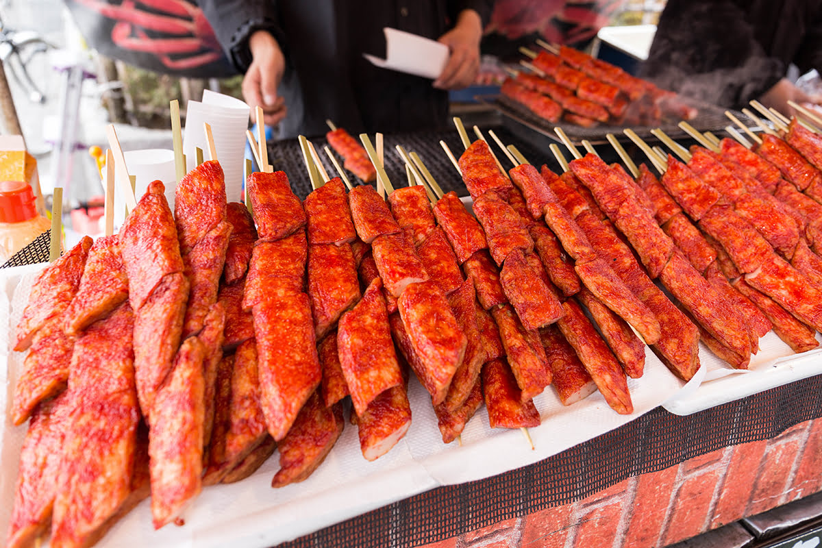 ทัวร์กินที่โตเกียว-ของกิน-ญี่ปุ่น-วัดเซนโซจิ-สตรีทฟู้ด