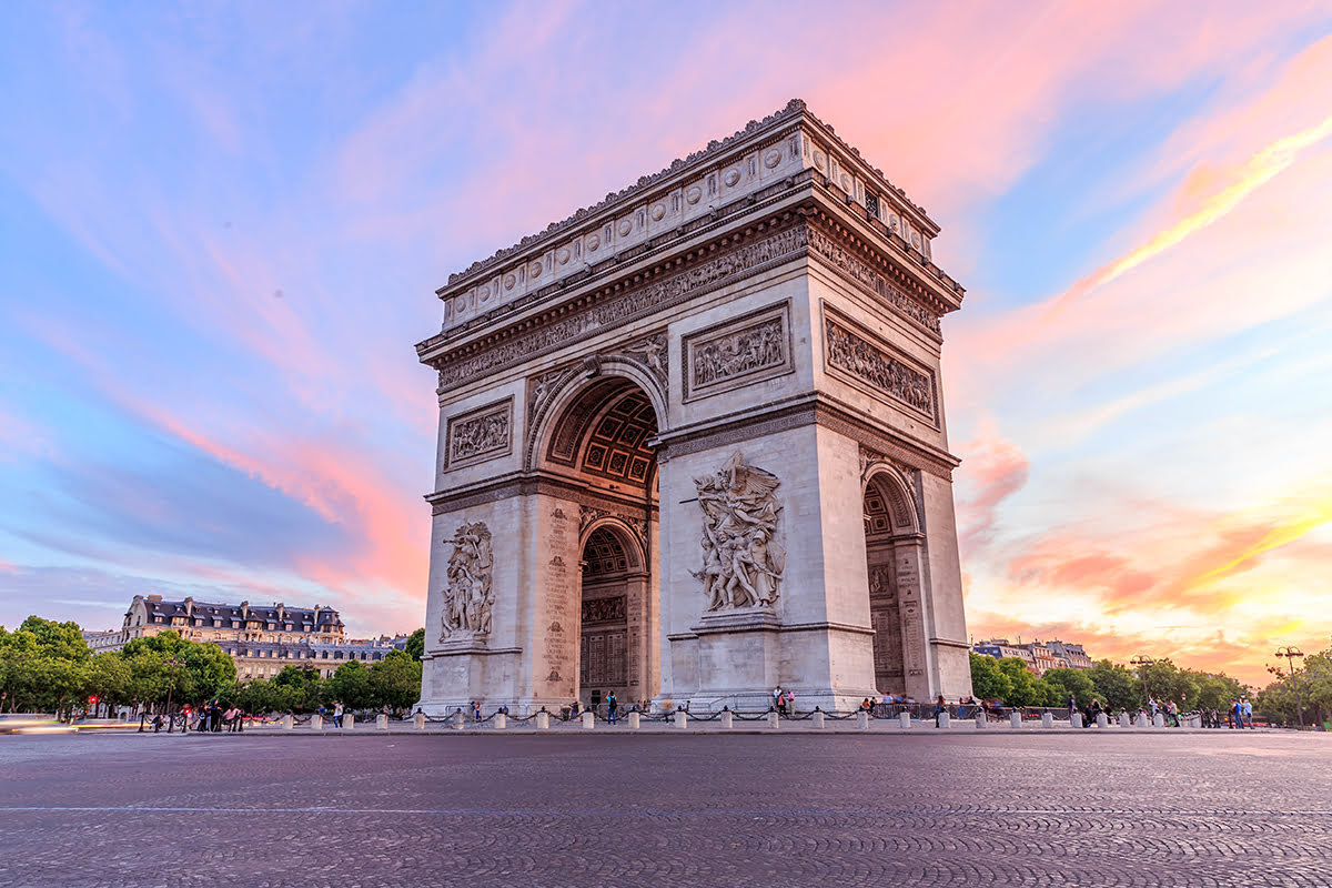 Arc de Triomphe, ปารีส, ฝรั่งเศส