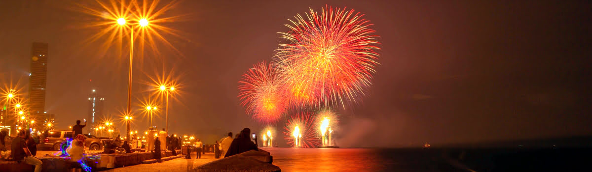 Jeddah fireworks