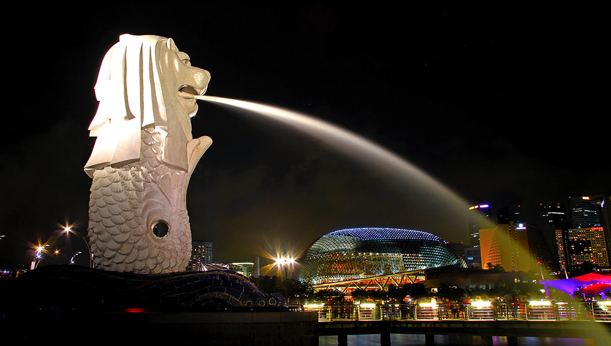 Singapore tourist spots-Merlion Statue